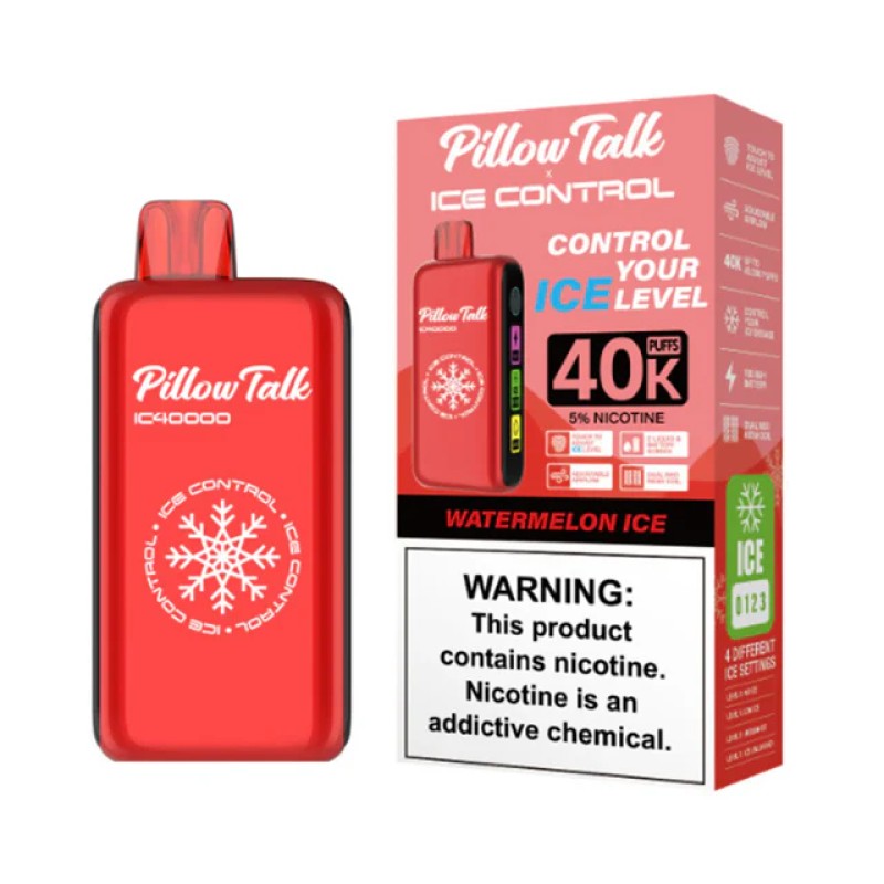 PILLOW TALK ICE CONTROL 40K 5PK- WATERMELON ICE