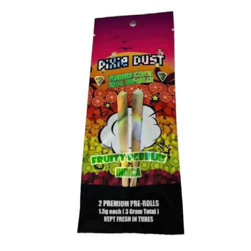 PIXIE DUST EXOTIC THCA 1.5G PRE ROLL- FRUITY PEBBLES (I)