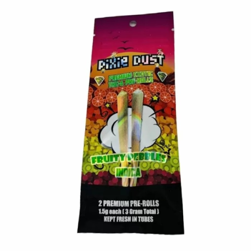 PIXIE DUST EXOTIC THCA 1.5G PRE ROLL- FRUITY PEBBLES (I)