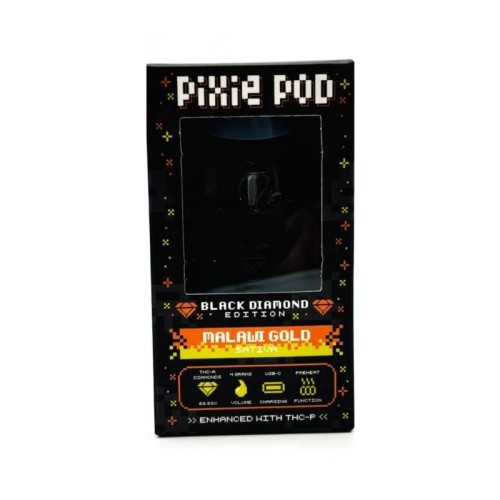 PIXIE POD 4G BLACK DIAMOND EDITION ENHANCED WITH THCP- MALAWI GOLD (S)