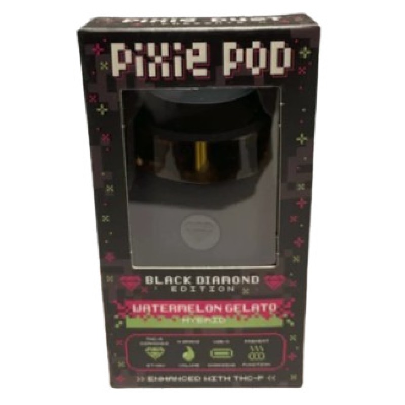 PIXIE POD 4G BLACK DIAMOND EDITION ENHANCED WITH THCP- WATERMELON GELATO (H)
