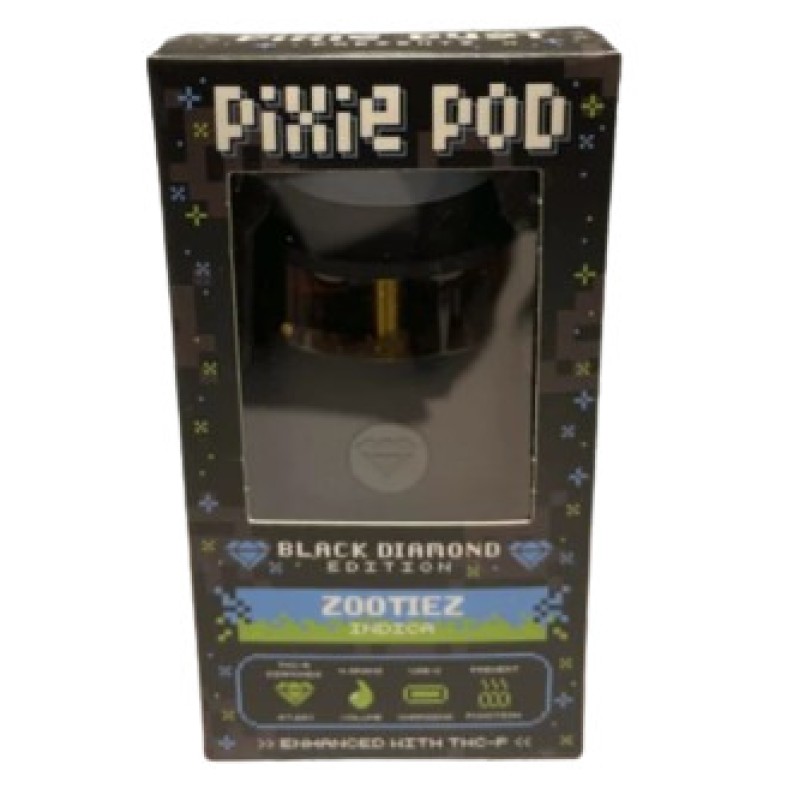 PIXIE POD 4G BLACK DIAMOND EDITION ENHANCED WITH THCP- ZOOTIEZ (I)