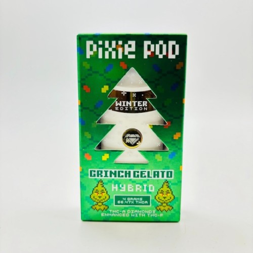 PIXIE POD 4G WINTER EDITION ENHANCED WITH THCP- GRINCH GELATO (H)