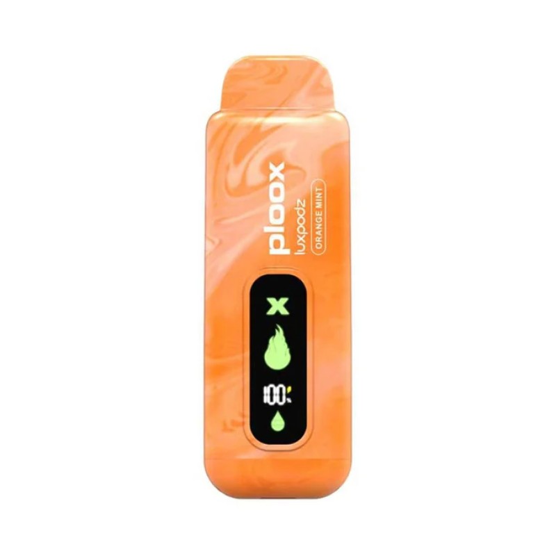 PLOOX X DISPO POD 15K- ORANGE MINT