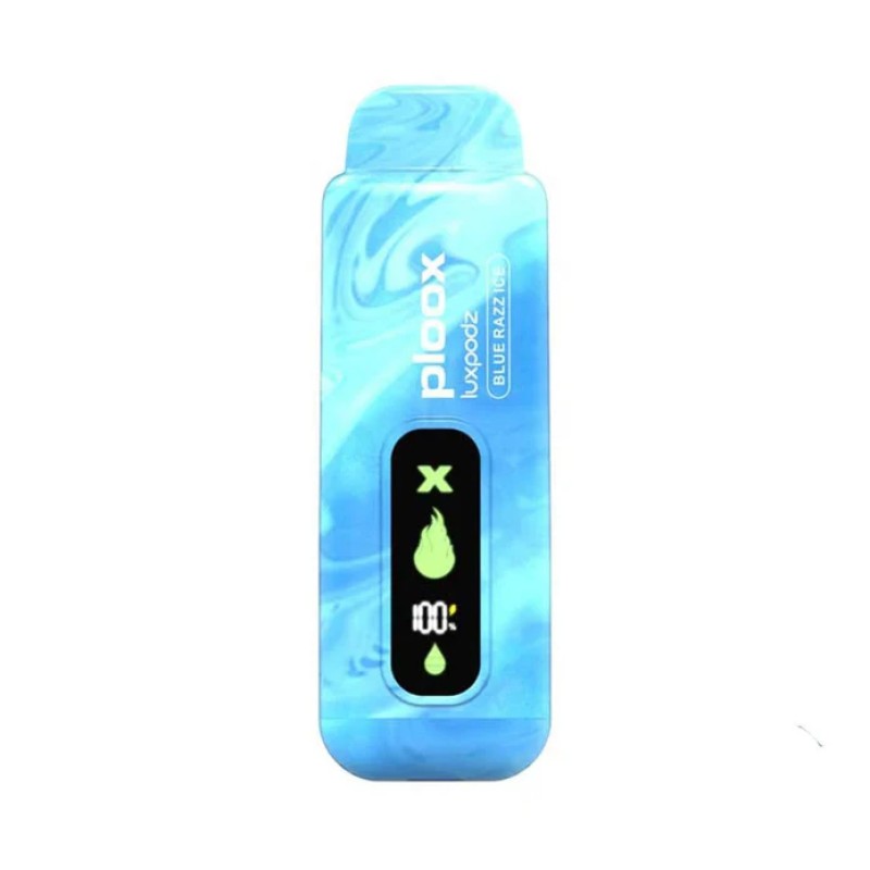 PLOOX X DISPO POD 15K- BLUE RAZZ ICE