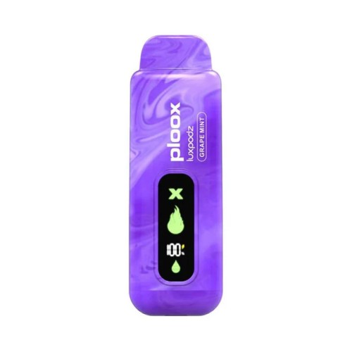 PLOOX X DISPO POD 15K- GRAPE MINT