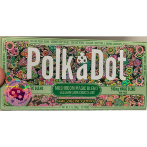 POLKADOT MUSHROOM MAGIC CHOCOLATE 4G ASSORTED FLAVORS