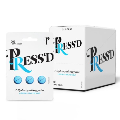 PRESS'D 7-OH BLUE KRATOM 3PK 25CT/BOX