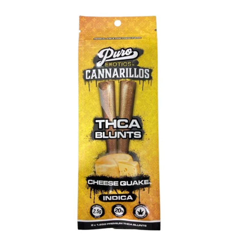PURO CANNARILLOS BLUNTS THCA 1.5G 10CT CHEESE QUAKE