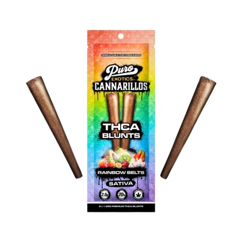 PURO CANNARILLOS BLUNTS THCA 1.5G 10CT RAINBOW BELTS