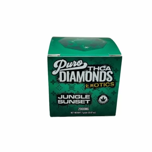 PURO THCA DIAMONDS 2G JAR 8CT JUNGLE SUNSET