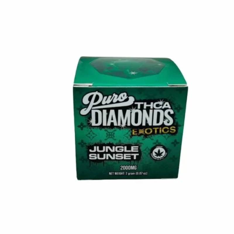 PURO THCA DIAMONDS 2G JAR 8CT JUNGLE SUNSET