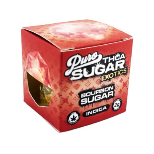 PURO THCA SUGAR EXOTICS 2G JAR 8CT- BOURBON SUGAR