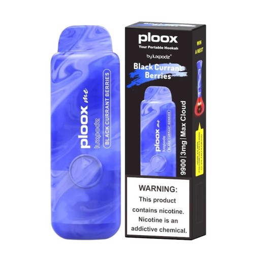 Ploox Me Portable Hookah Vape BLACK CURRANT BERRIES