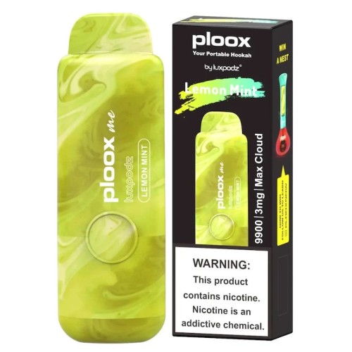 Ploox Me Portable Hookah Vape LEMON MINT