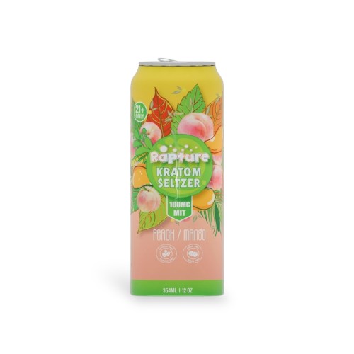 RAPTURE 100MG MIT KRATOM SELTZER - PEACH MANGO