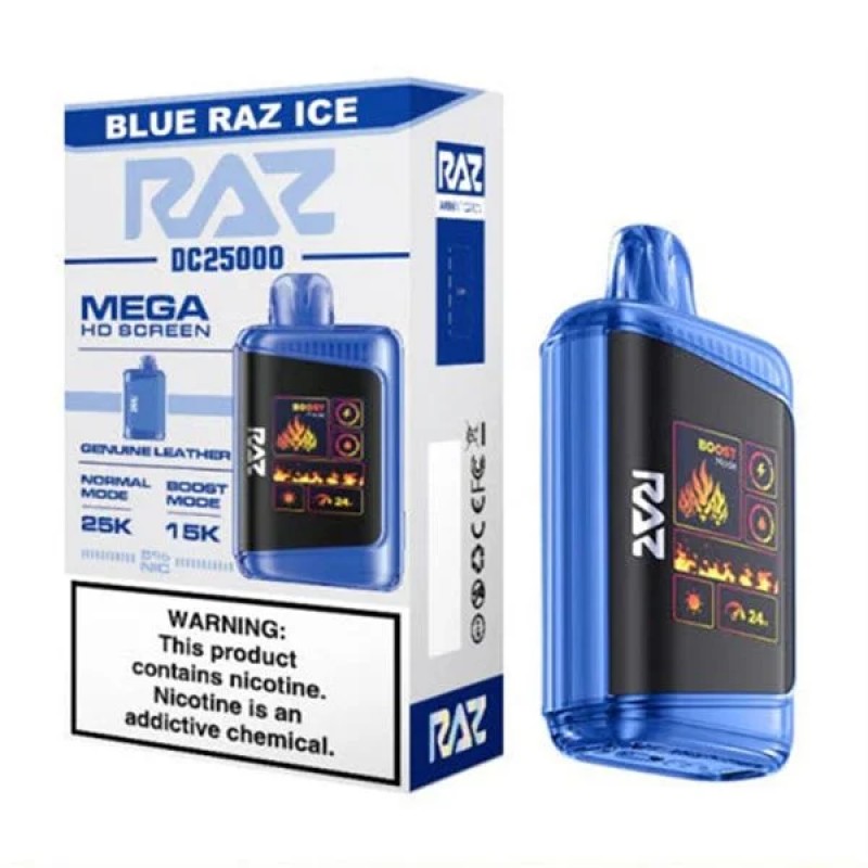 RAZ DC25000- BLUE RAZ ICE