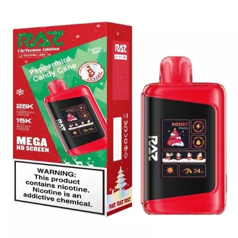 RAZ DC25000 LTX XMAS EDITION - PEPPERMINT CANDY CANE