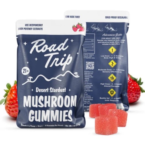 ROAD TRIP DESERT STARDUST 2 GUMMY FUNPACK 30CT DISPLAY - STRAWBERRY