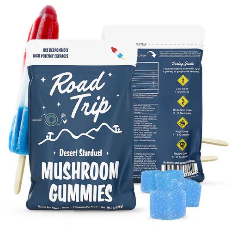 ROAD TRIP MUSHROOM GUMMIES - ROCKET POPSICLE