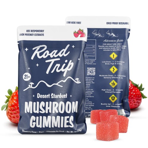 ROAD TRIP MUSHROOM GUMMIES - STRAWBERRY