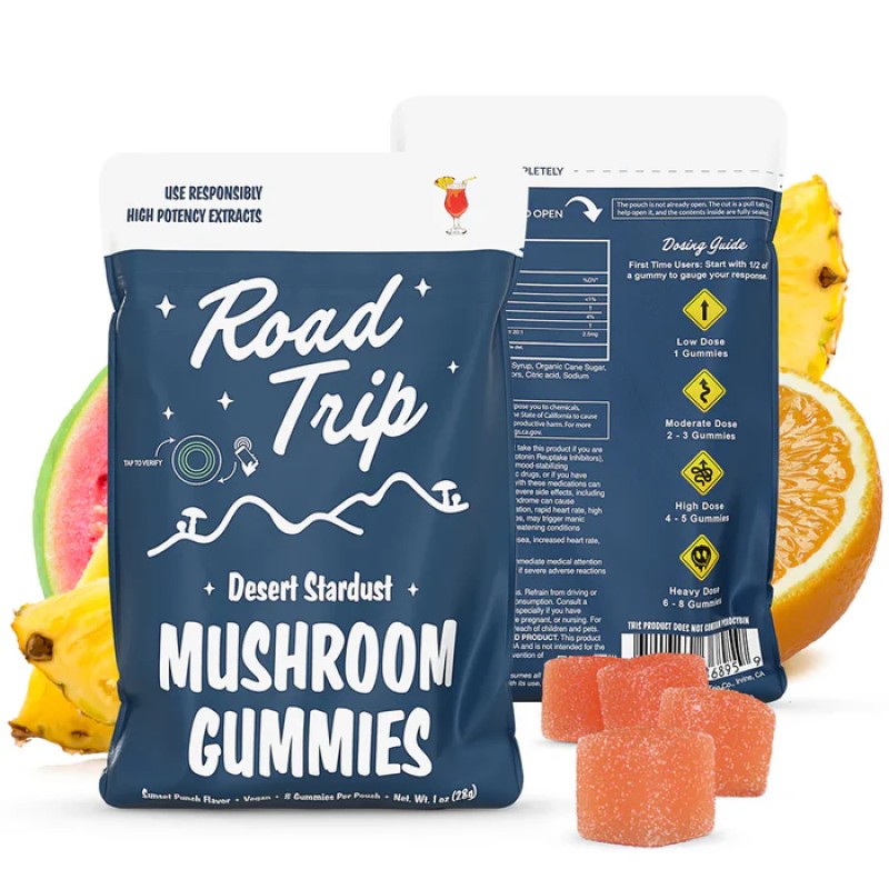 ROAD TRIP MUSHROOM GUMMIES - SUNSET PUNCH