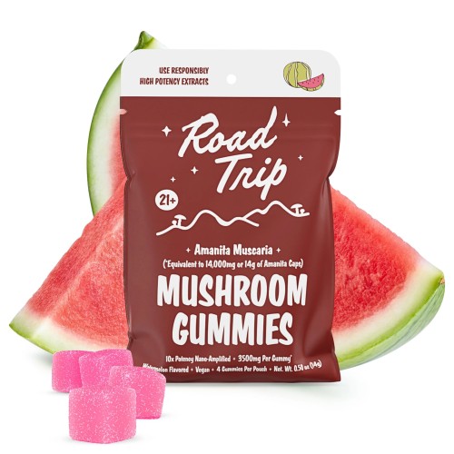ROAD TRIP AMANITA MUSCARIA BLEND MUSHROOM GUMMIES 8PCS- WATERMELON