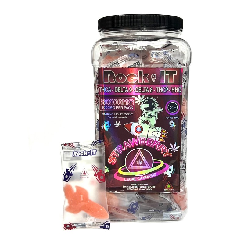ROCK IT EXOTIC GUMMIES 100,00MG 2G 50PK- MIXED BERRY (I)