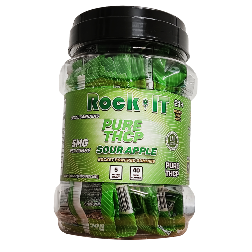 ROCK IT EXOTIC GUMMIES 100,00MG 2G 50PK- SOUR APPLE (I)