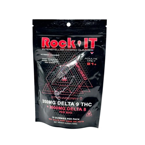 ROCK IT GUMMIES 350MG DELTA9 THC STRAWBERRY