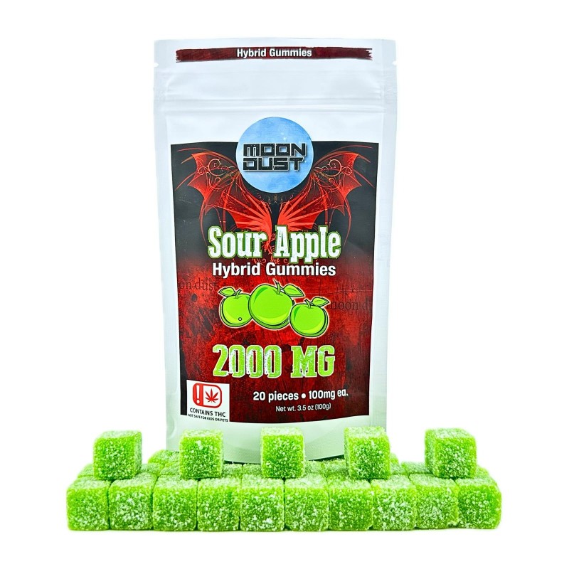 ROCK IT PABLOS TREAT 2000MG MIXED INFUSED GUMMIES - SOUR APPLE