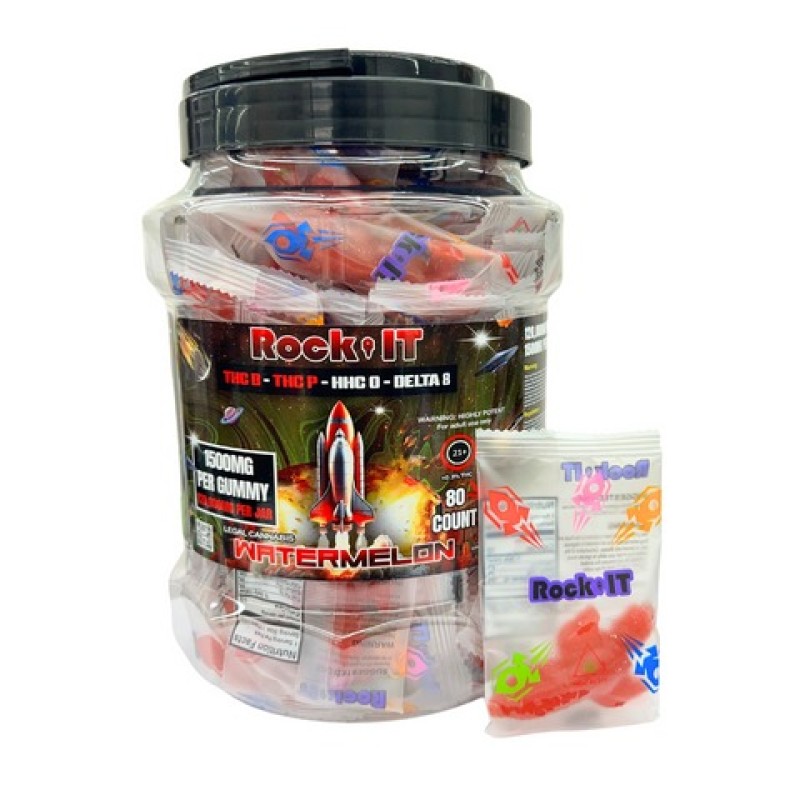 ROCK IT PABLOS TREAT 2000MG MIXED INFUSED GUMMIES - WATERMELON