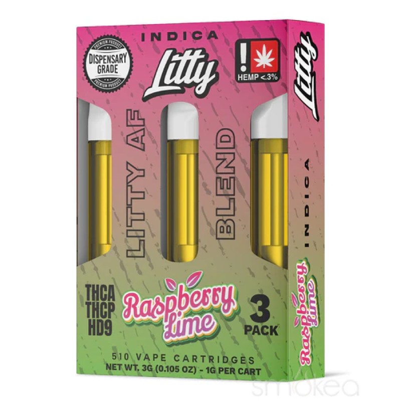 RUNTZ X LITTY THCA 3.5G DISPO RASPBERRY LIME
