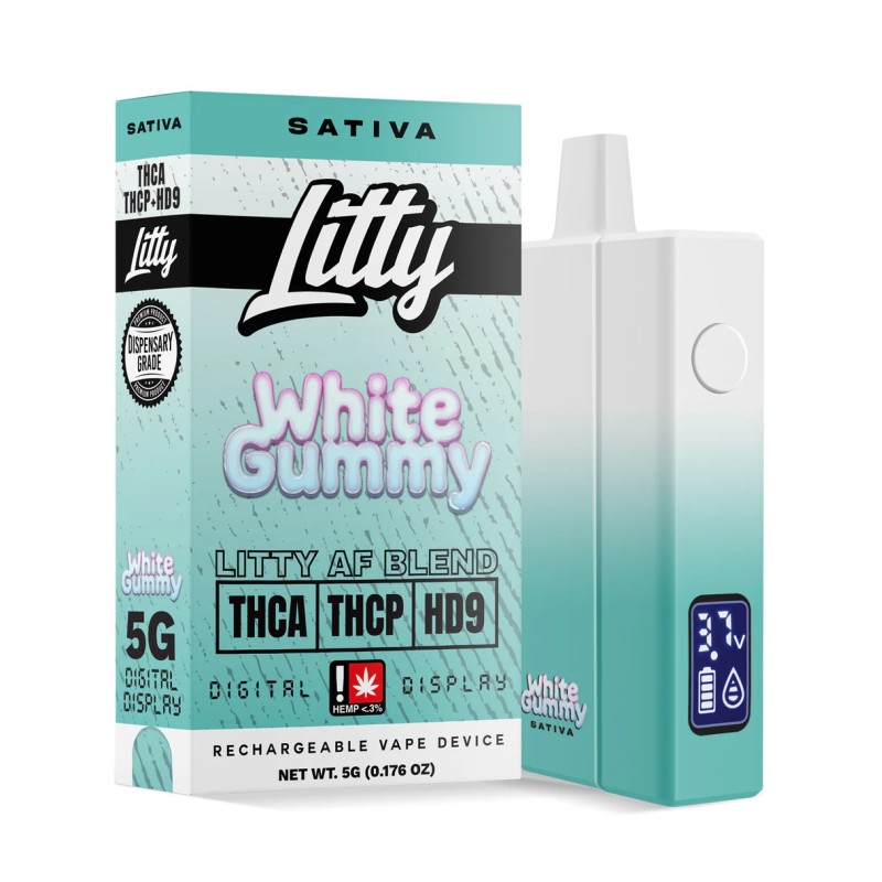 RUNTZ X LITTY THCA 3.5G DISPO WHITE GUMMY