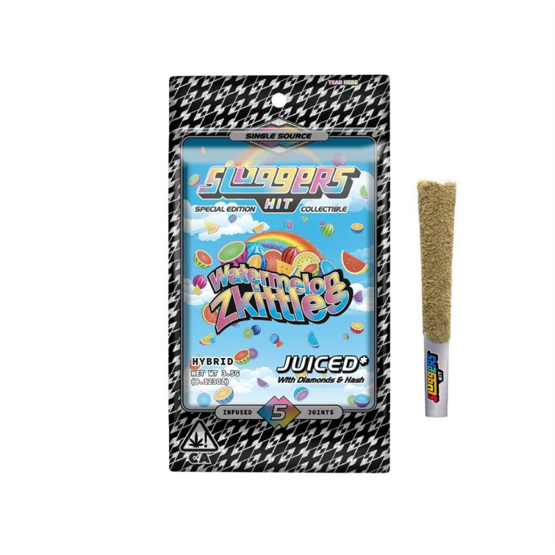 SLUGGERS JUICED 5CT .7 PREROLL- WATERMELON ZKITTLES (H)
