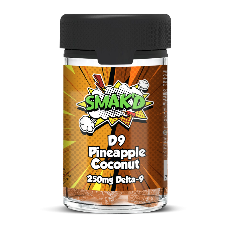 SMAK'D D9 250MG GUMMIES - ASSORTED