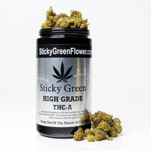 STICKY GREEN INDOOR HIGH GRADE THCA+THCP