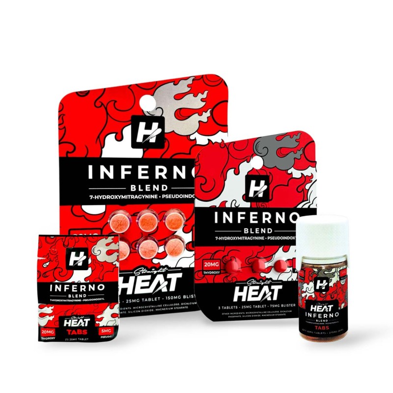 STRAIGHT HEAT INFERNO BLEND 7-OH SHOTS