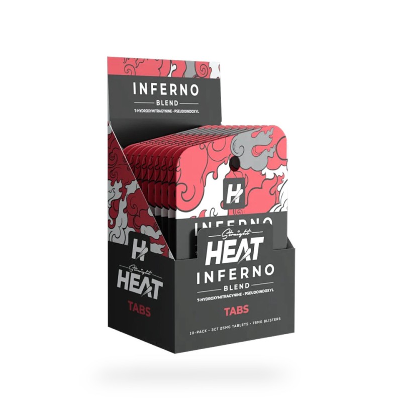 STRAIGHT HEAT INFERNO BLEND 7-OH TABS 1CT 25MG