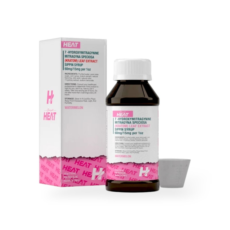 STRAIGHT HEAT SIPPIN SYRUP 4OZ - WATERMELON