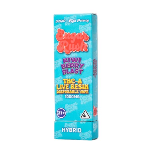 SUGAR RUSH 1000MG DISPOSABLE 5PK- KIWI BERRY BLAST (H)