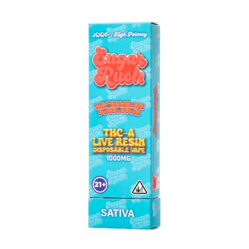 SUGAR RUSH 1000MG DISPOSABLE 5PK- WATERMELON BUBBLE GUM