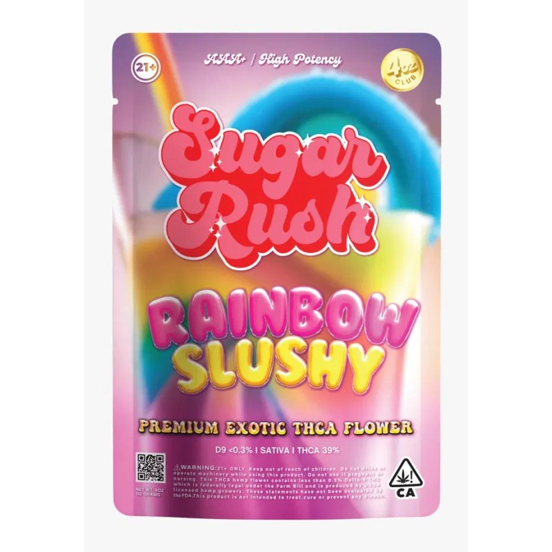 SUGAR RUSH 4OZ- RAINBOW SLUSHY
