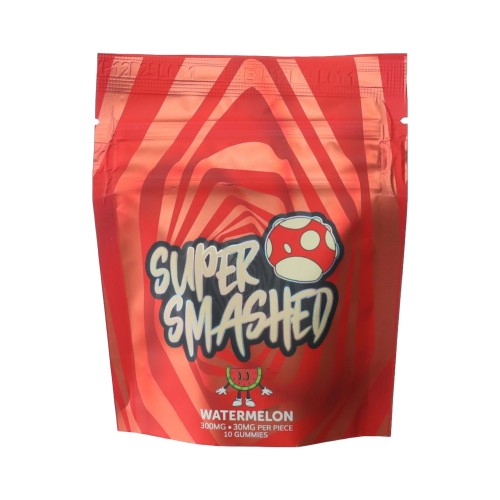 SUPER SMASHED MUSHROOM GUMMIES 10PK/350MG- WATERMELON