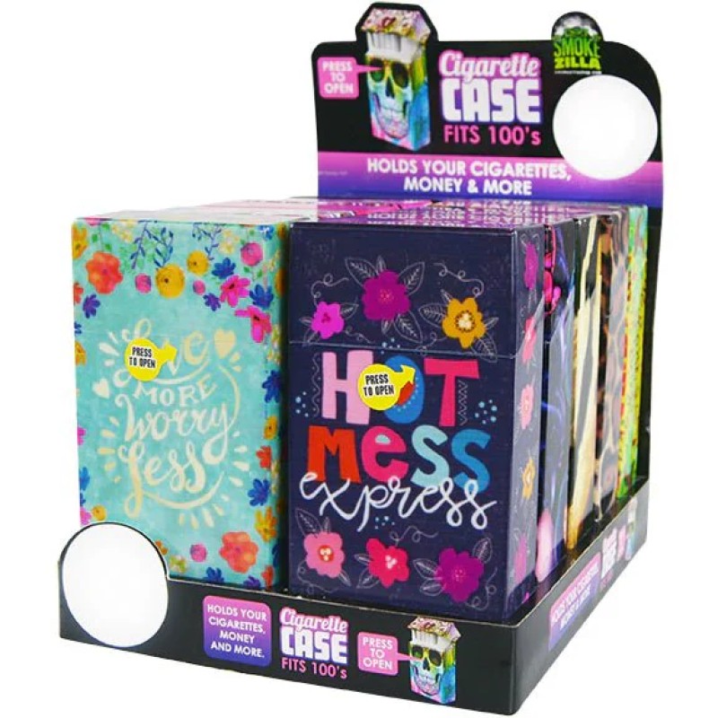 Smokezilla Printed 100S Cig Box Display #040317