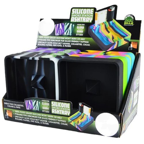 Smokezilla Silicone Pyramid Ashtray Display #021757