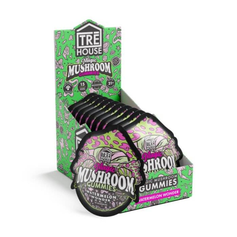 TREHOUSE MAGIC MUSHROOM GUMMIES 10PC- WATERMELON WONDER