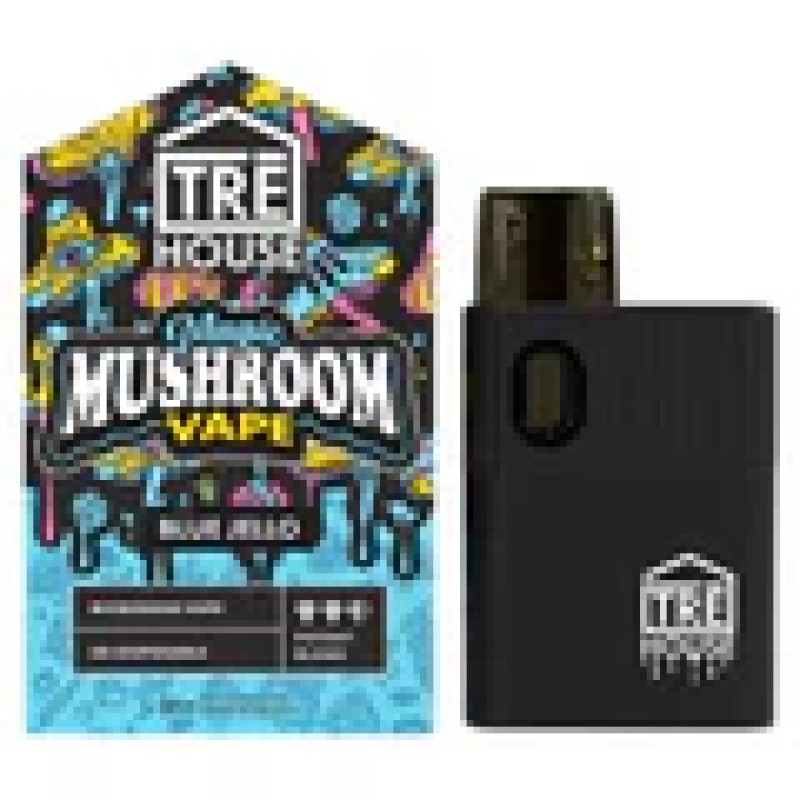 TREHOUSE MAGIC MUSHROOM VAPE 2G 6PC- BLUE JELLO
