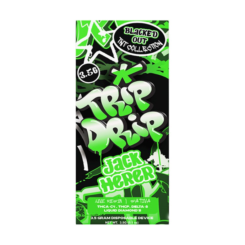 TRIP DRIP 3.5G BLACKED OUT TNT COLLECTION- JACK HERER (S)