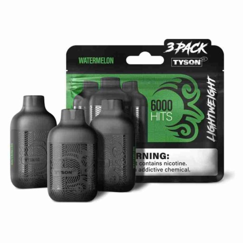 TYSON 2.0 LIGHTWEIGHT 3PACK 6000 HITS- WATERMELON